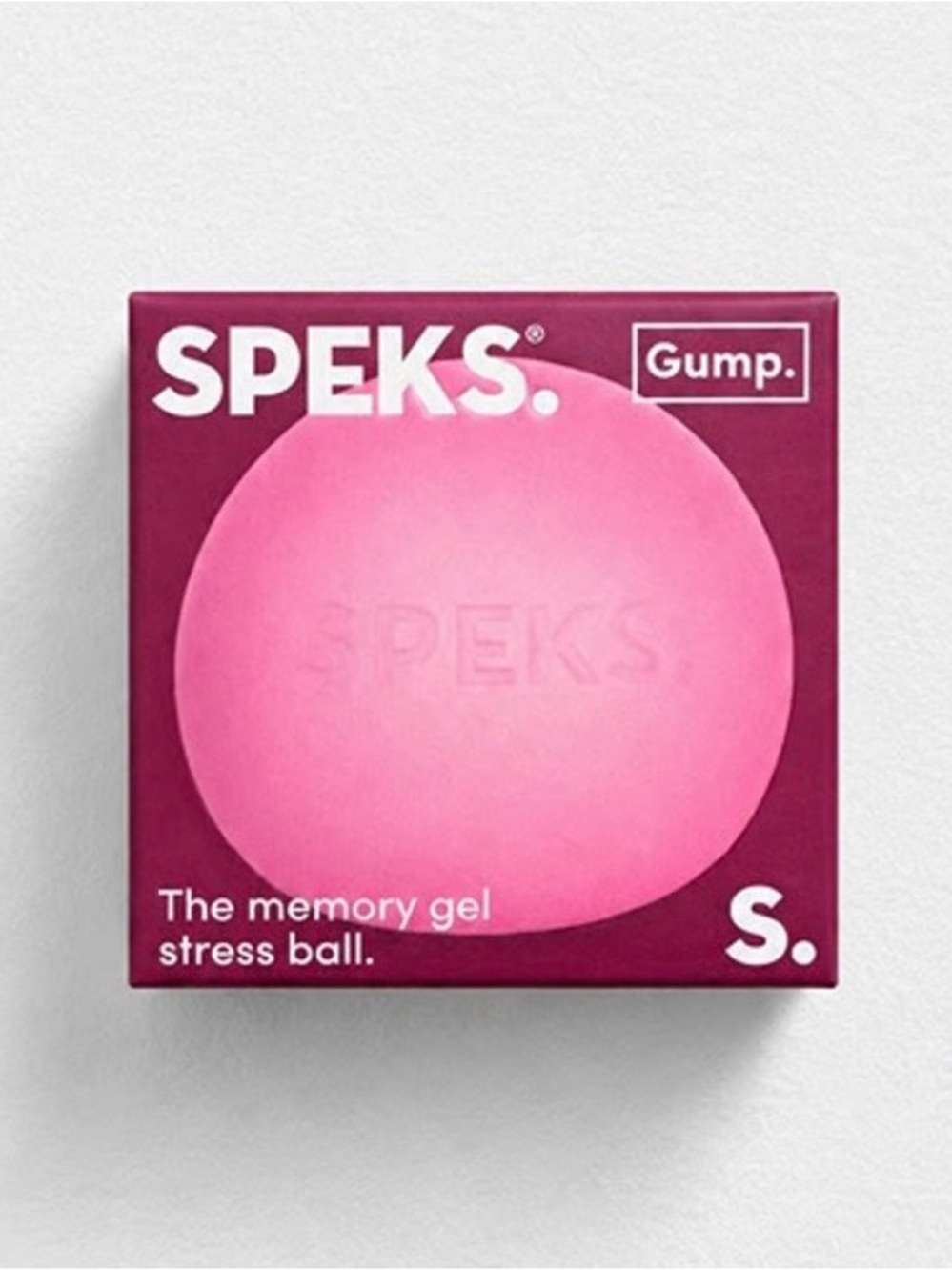 SPEKS Gump Memory Gel Stress Ball - Pink